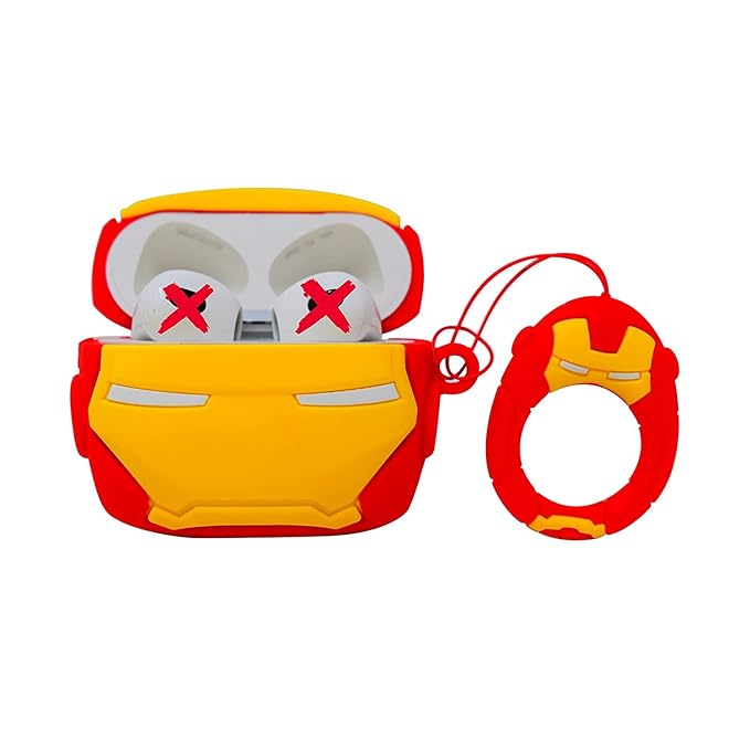 Gadgetshor 3D Silicone Airpods Case Marvel Series