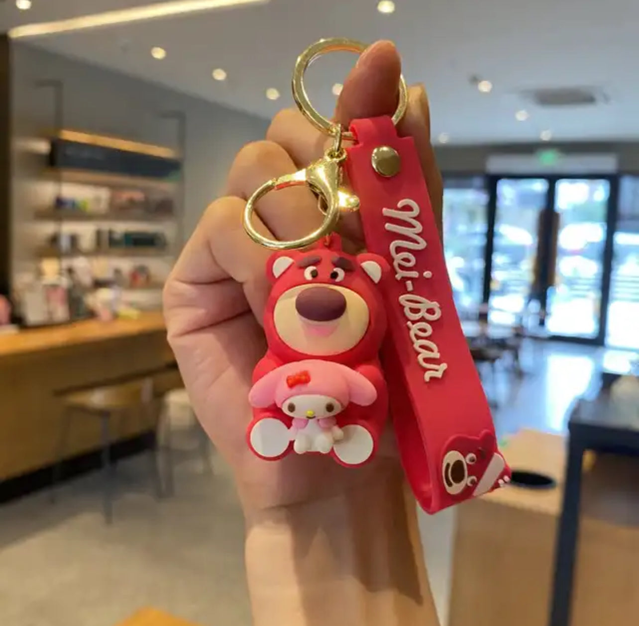 Gadgetshor Cute 3D Key Chain Lotso Series