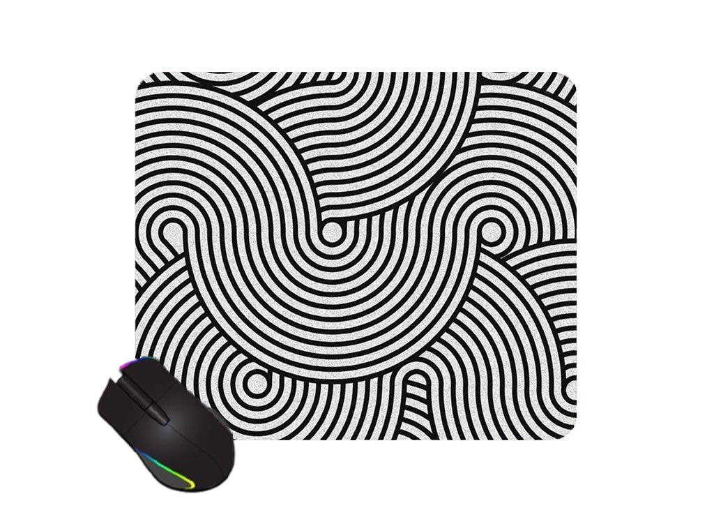 Gadgetshor Cute Mouse Pad - Printed Mousepad with Anti-Slip Rubber Base & Smooth Mouse Control for Laptop, Gaming,Notepad,Desktops (9 inch x 7.5 inch)