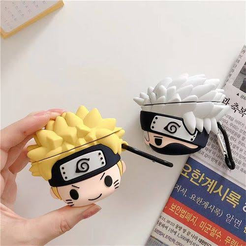 GADGETSHOR 3D SILICONE AIRPODS CASE NARUTO & KAKASHI SERIES