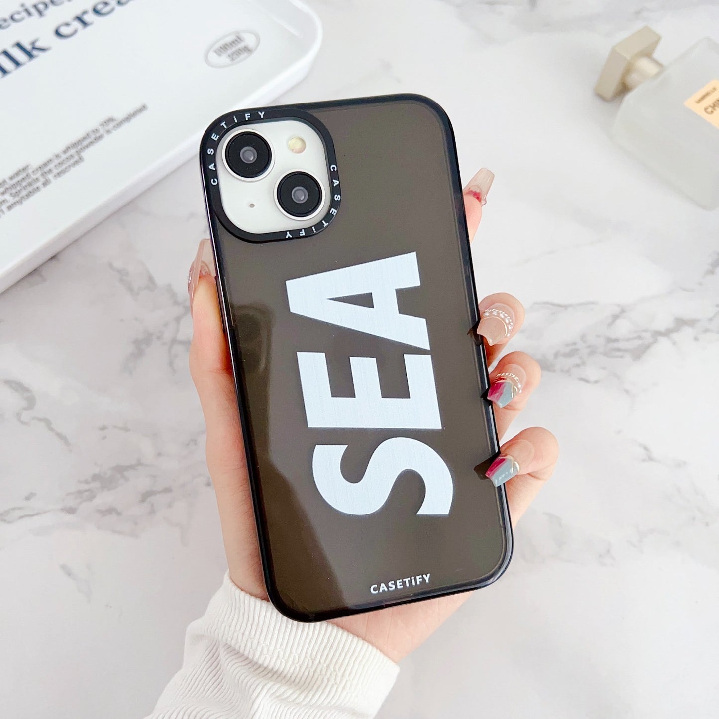 Gadgetshor Silicone Sea Back Case For iPhone