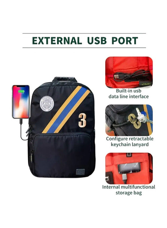 Gadgetshor x Santabarbara Polo Racquet 3 Bagpack