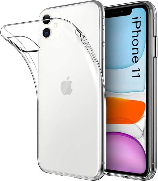 Gadgetshor Clear Transparent Back Case For iPhone