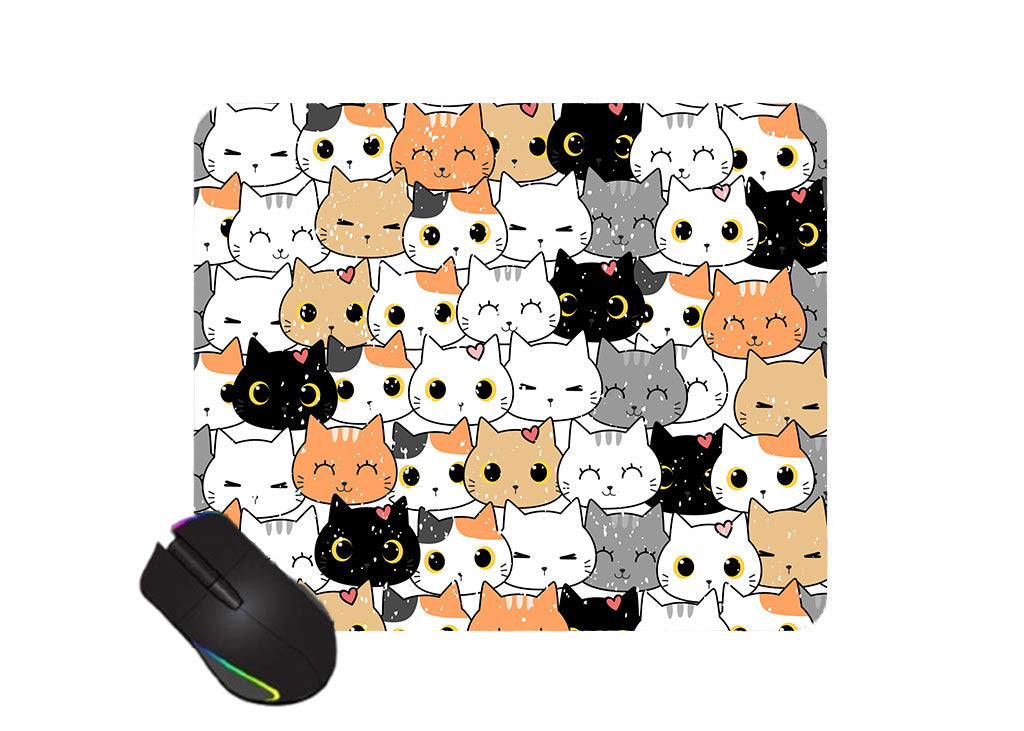 Gadgetshor Cute Mouse Pad - Printed Mousepad with Anti-Slip Rubber Base & Smooth Mouse Control for Laptop, Gaming,Notepad,Desktops (9 inch x 7.5 inch)