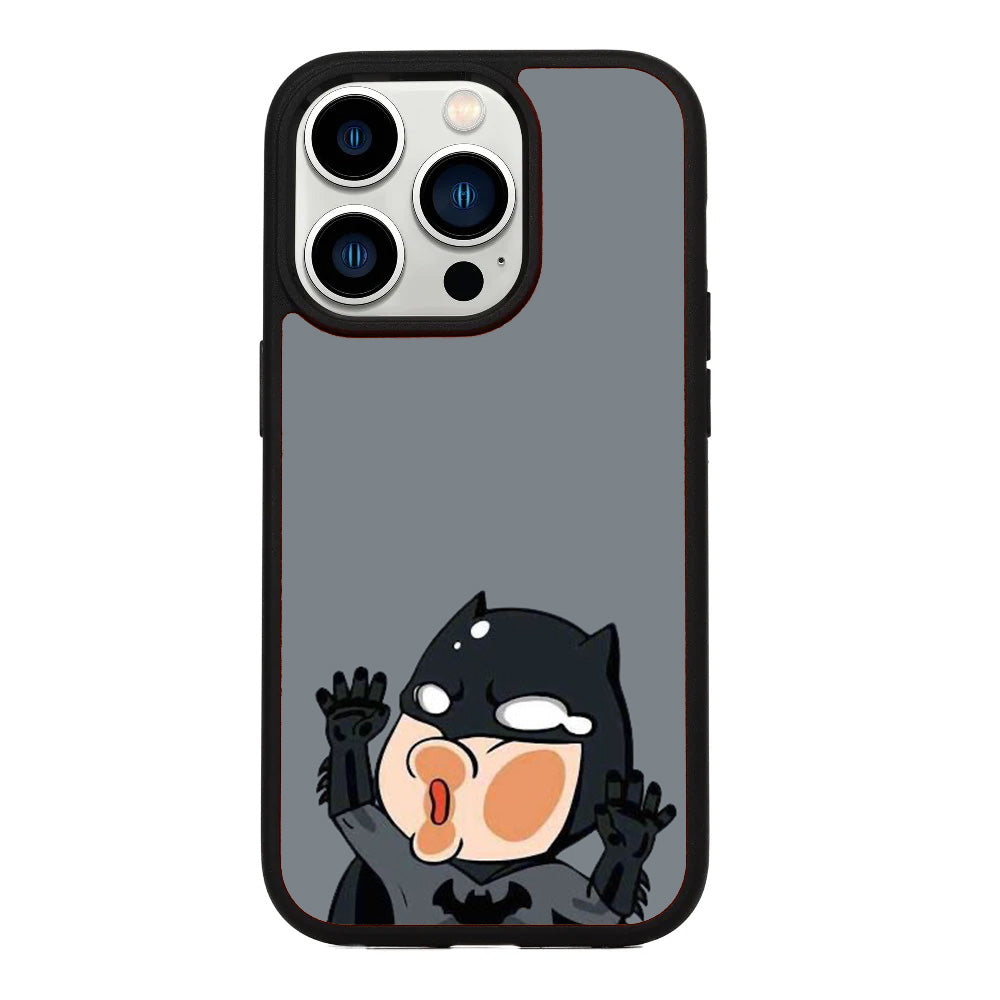 Gadgetshor Batman & Spiderman Series iPhone Back Glass Case