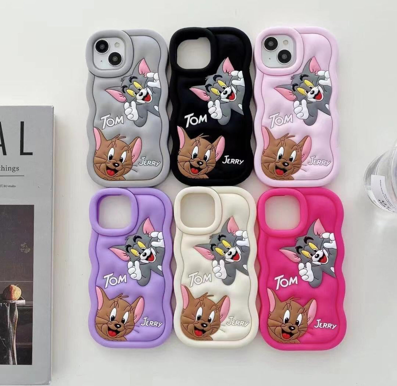 Gadgetshor 3D Silicone Tom & Jerry Cases for iPhone