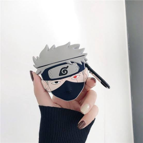 Gadgetshor 3D Silicone Airpods Case Kakashi Series