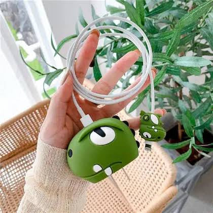 Gadgetshor Silicone 3D Cover Compatible with 18w & 20w Charging Adapter