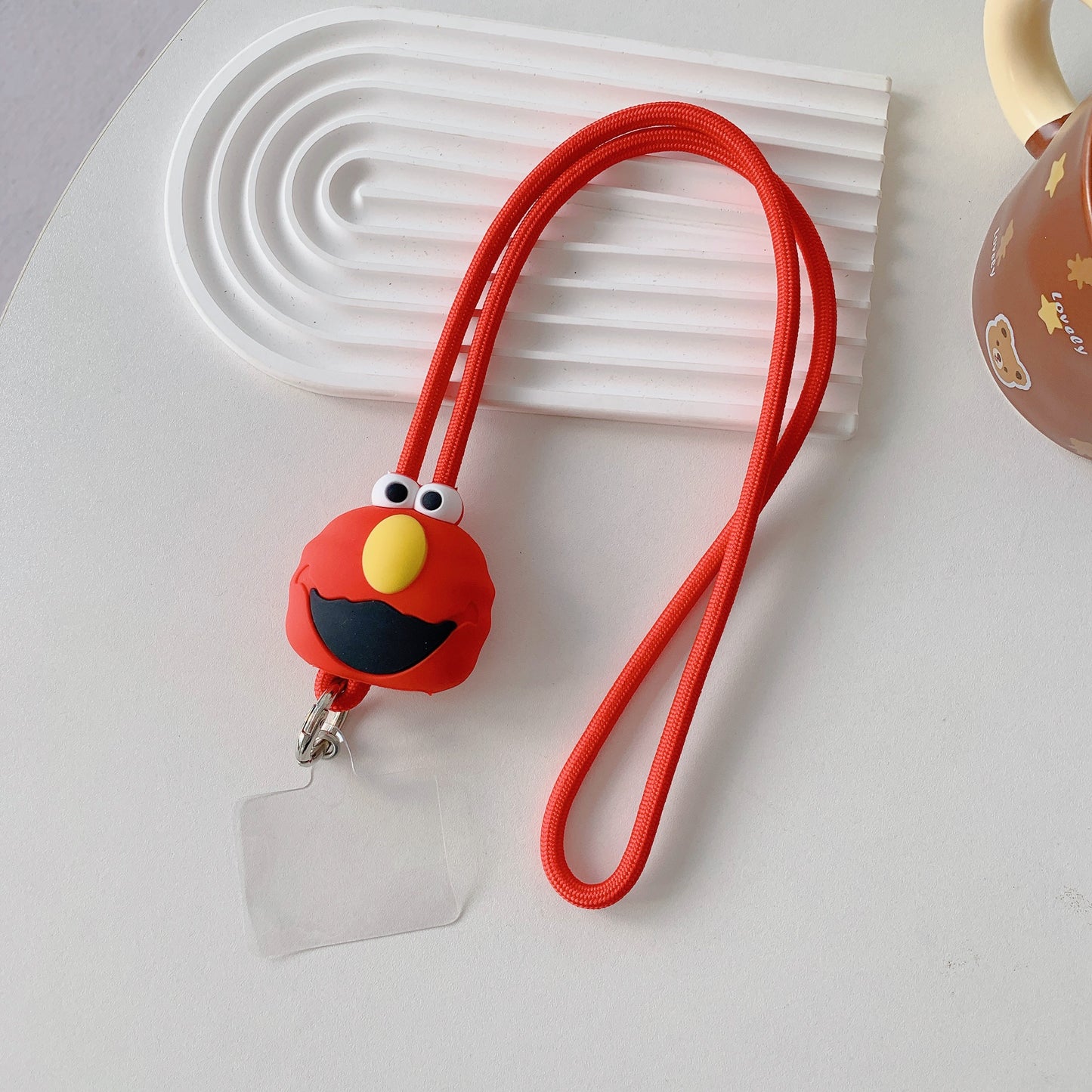 Gadgetshor 3D Cute Cartoon Crossbody Mobile Phone Lanyard - Adorable and Functional Hands-Free Accessory