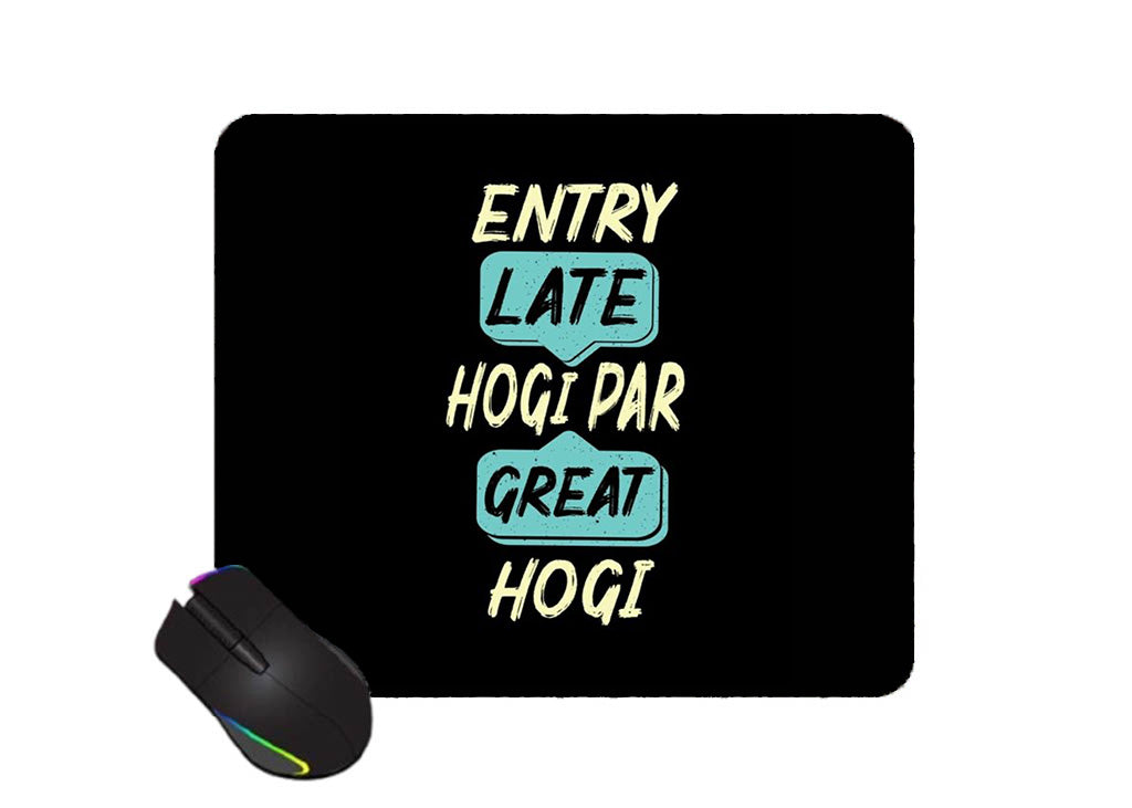 Gadgetshor Cute Mouse Pad - Printed Mousepad with Anti-Slip Rubber Base & Smooth Mouse Control for Laptop, Gaming,Notepad,Desktops (9 inch x 7.5 inch)