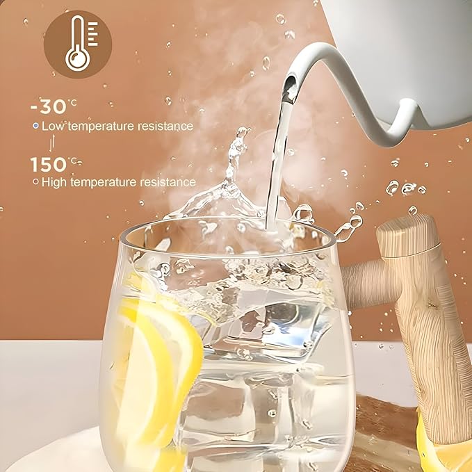 Gadgetshor Multipurpose Self Stirring Coffee Mug, Glass Electric Self Mixing Cup with Lid & Handle, 400ml Auto Self Stirring Cup to Stir Coffee, Mixed Milk, Powder