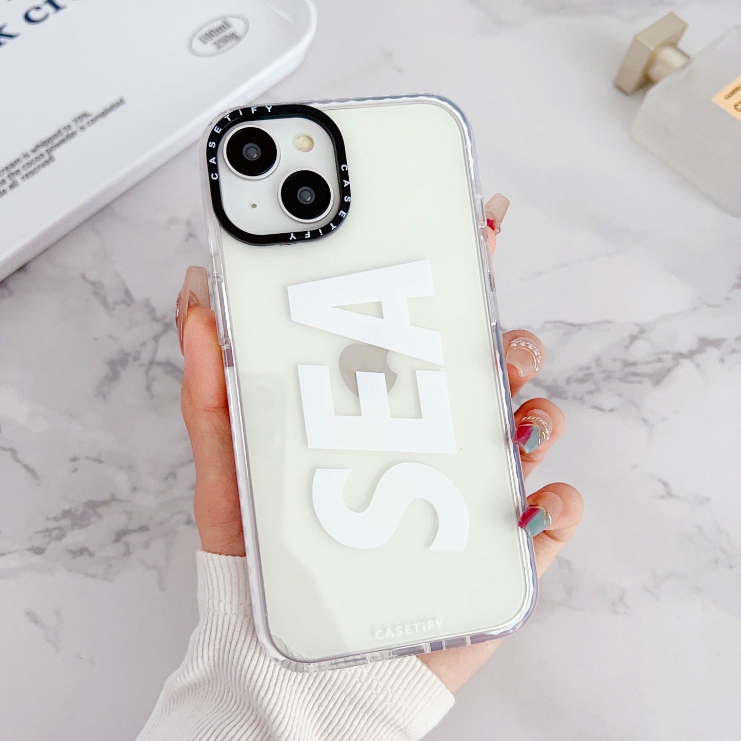 Gadgetshor Silicone Sea Back Case For iPhone