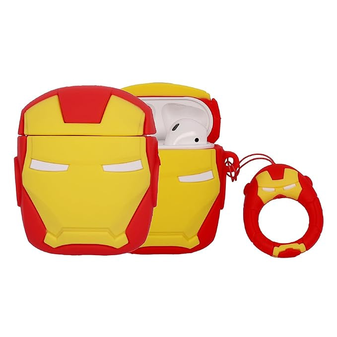 Gadgetshor 3D Silicone Airpods Case Marvel Series