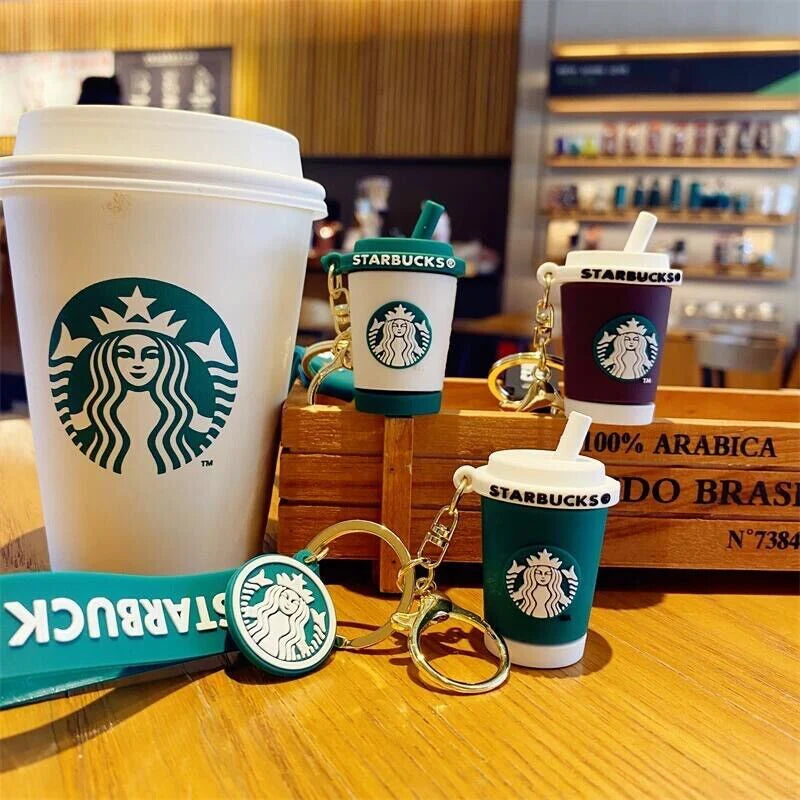 Gadgetshor Cute 3D Key Chain Starbucks