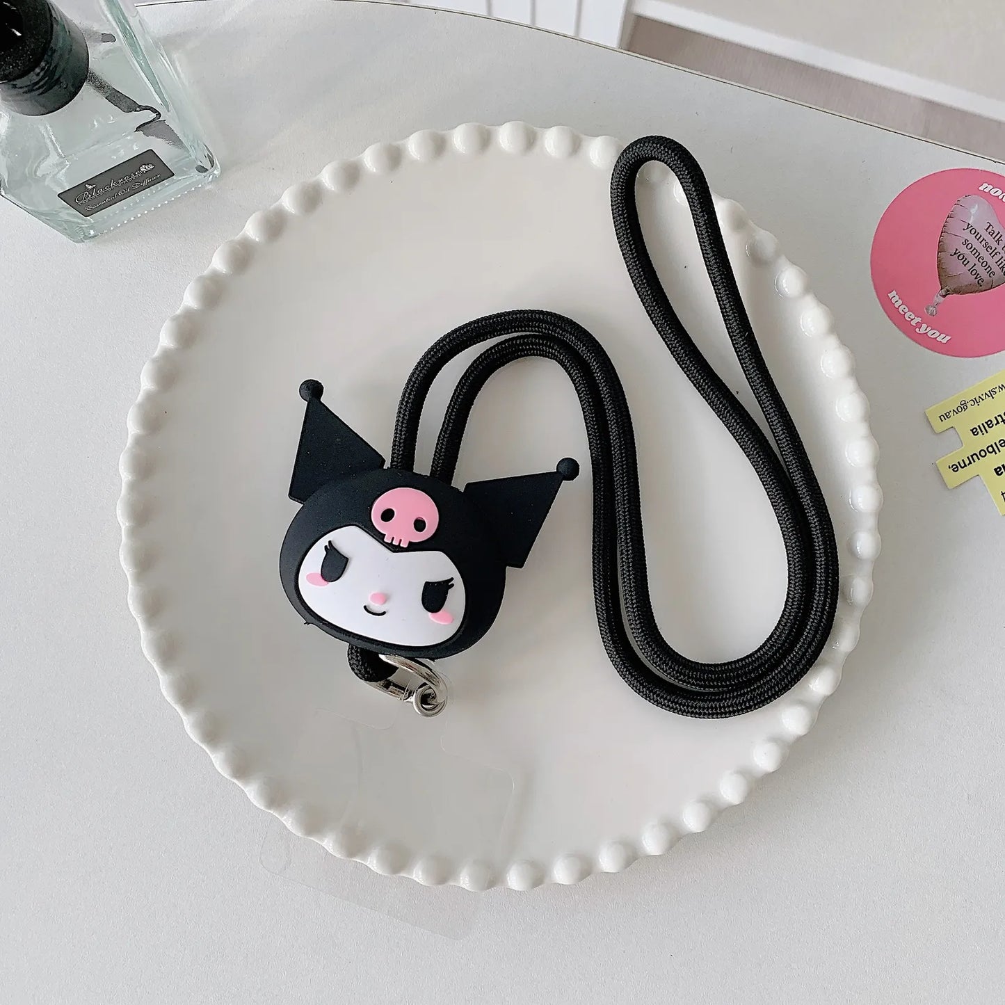 Gadgetshor 3D Cute Cartoon Crossbody Mobile Phone Lanyard - Adorable and Functional Hands-Free Accessory
