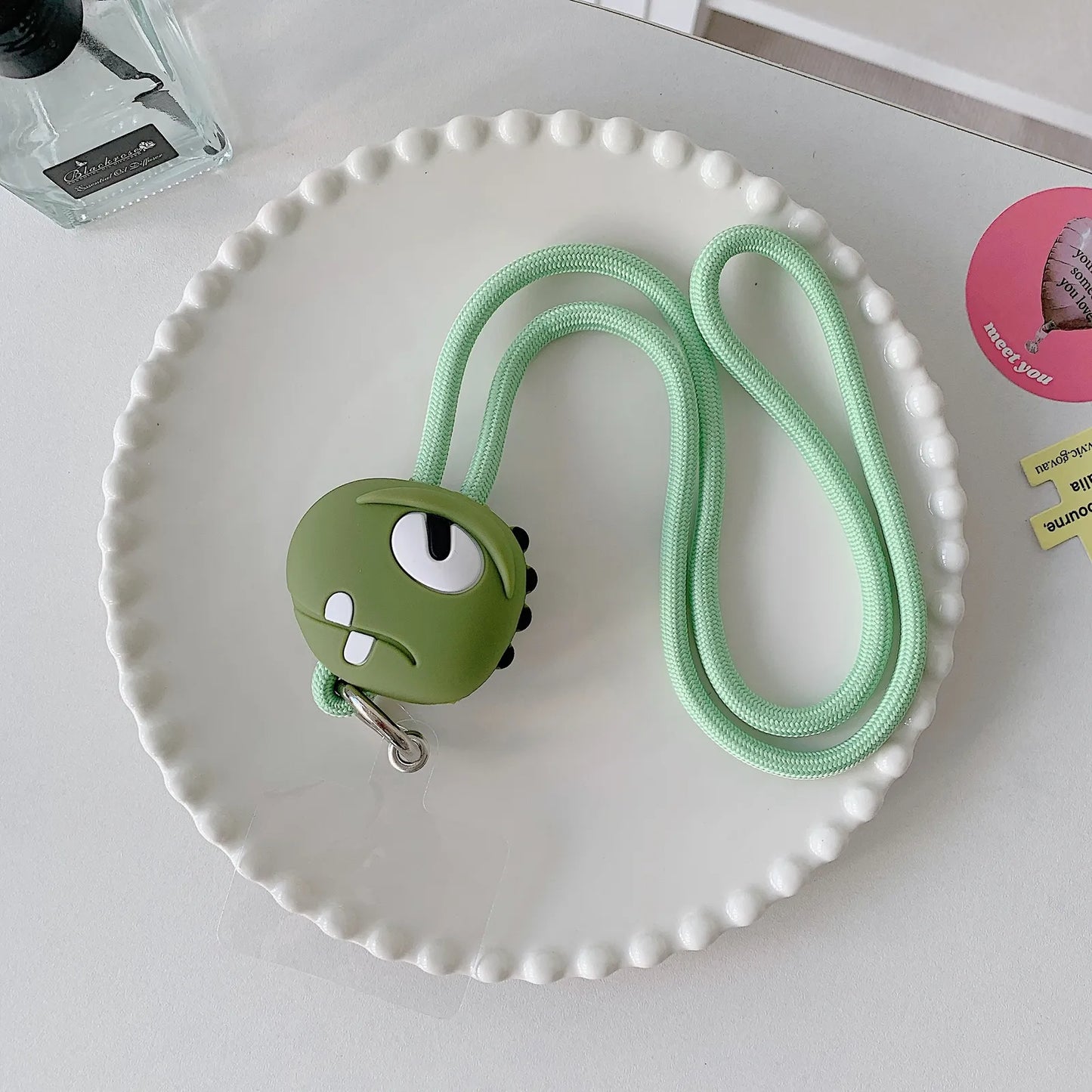 Gadgetshor 3D Cute Cartoon Crossbody Mobile Phone Lanyard - Adorable and Functional Hands-Free Accessory