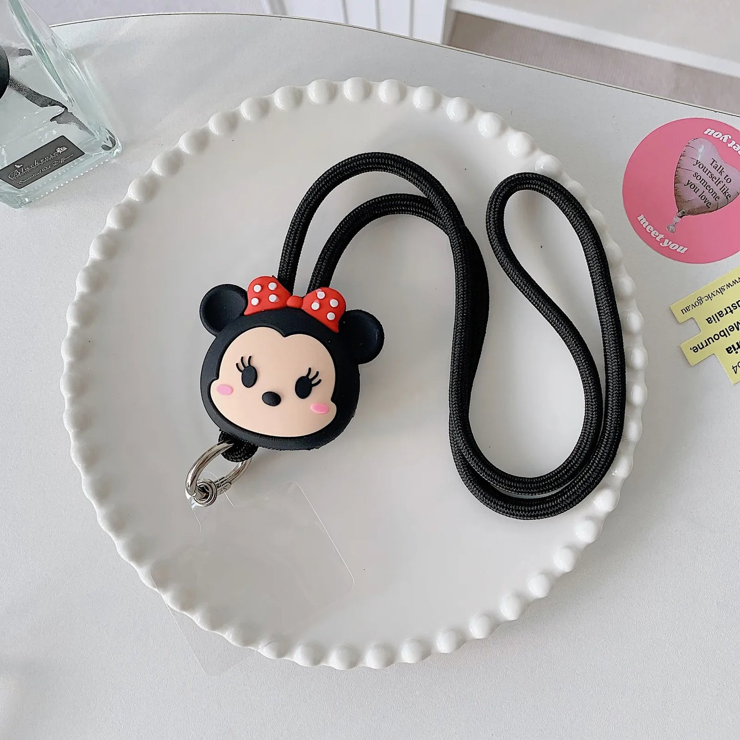 Gadgetshor 3D Cute Cartoon Crossbody Mobile Phone Lanyard - Adorable and Functional Hands-Free Accessory