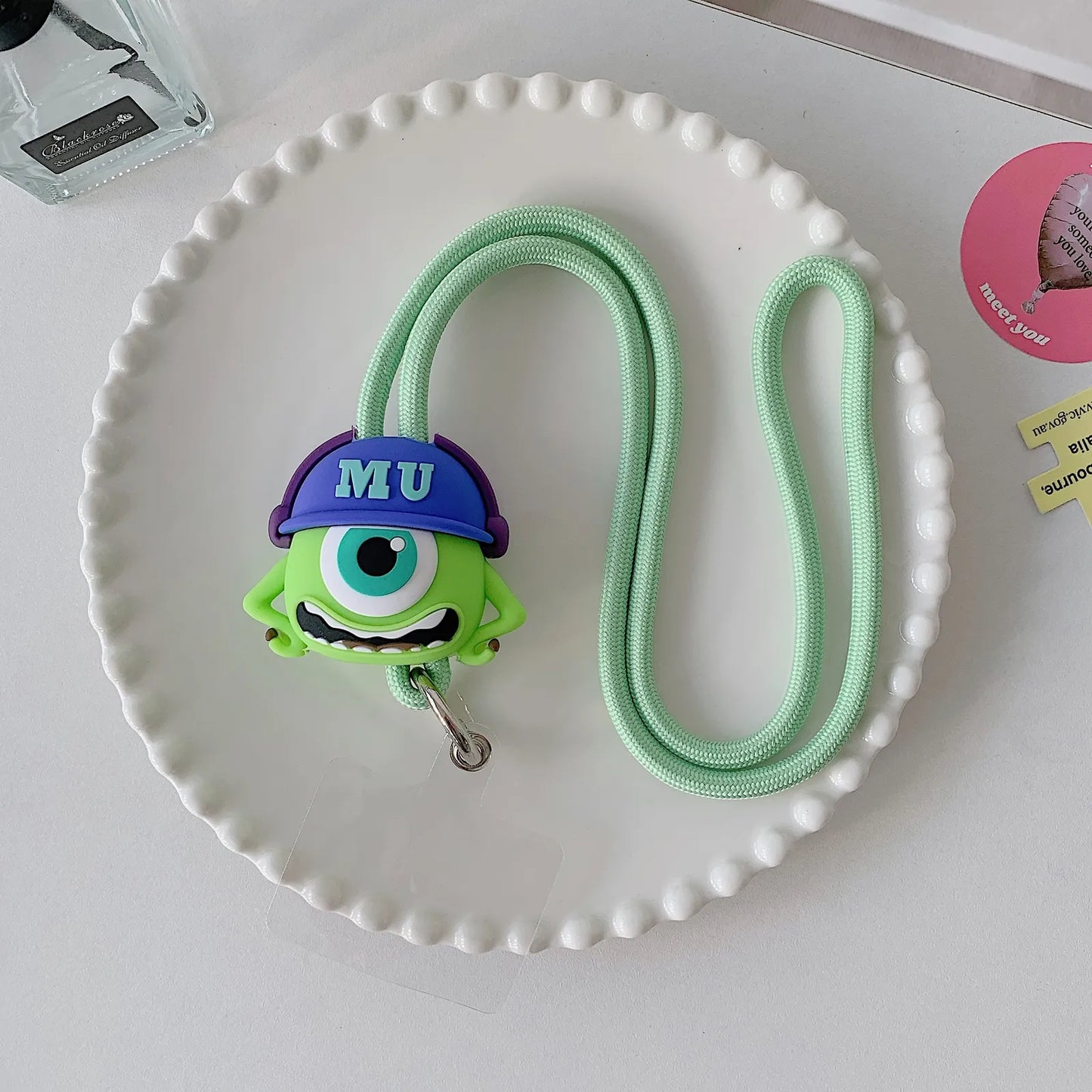 Gadgetshor 3D Cute Cartoon Crossbody Mobile Phone Lanyard - Adorable and Functional Hands-Free Accessory
