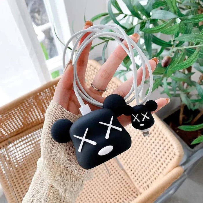 Gadgetshor Silicone 3D Cover Compatible with 18w & 20w Charging Adapter