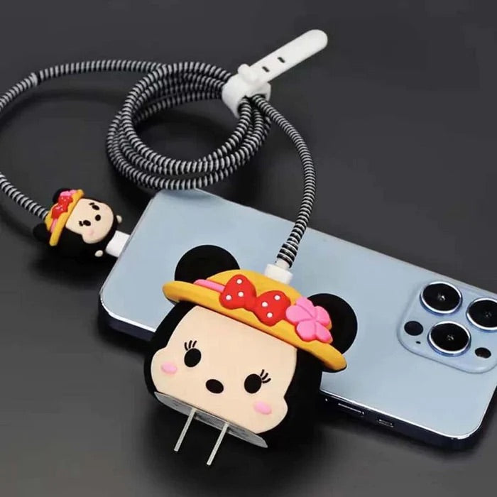 Gadgetshor Silicone 3D Cover Compatible with 18w & 20w Charging Adapter