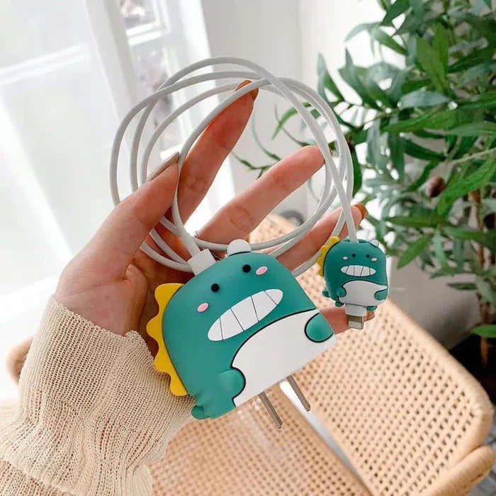 Gadgetshor Silicone 3D Cover Compatible with 18w & 20w Charging Adapter