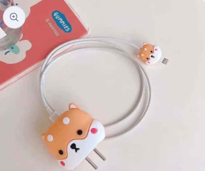 Gadgetshor Silicone 3D Cover Compatible with 18w & 20w Charging Adapter