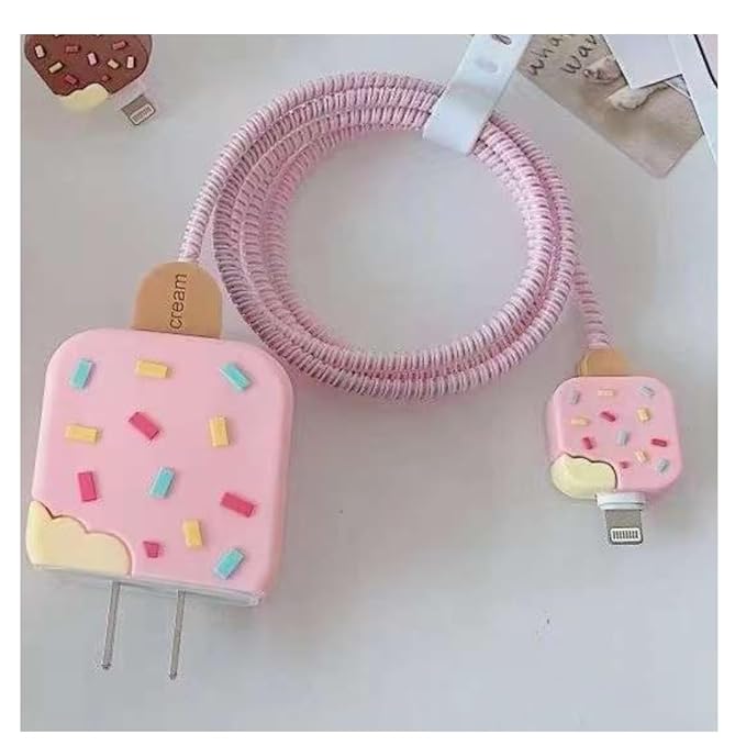 Gadgetshor Silicone 3D Cover Compatible with 18w & 20w Charging Adapter