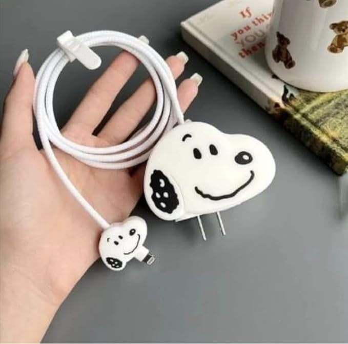 Gadgetshor Silicone 3D Cover Compatible with 18w & 20w Charging Adapter