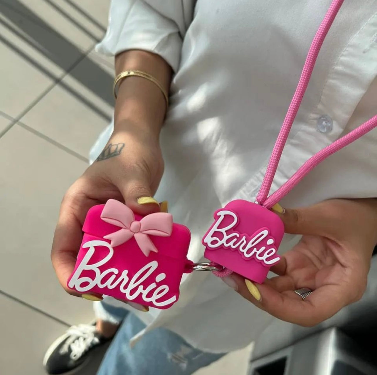 Gadgetshor 3D Cute Cartoon Crossbody Mobile Phone Lanyard - Adorable and Functional Hands-Free Accessory