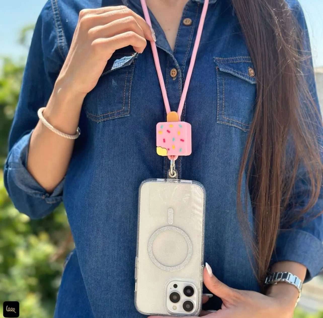 Gadgetshor 3D Cute Cartoon Crossbody Mobile Phone Lanyard - Adorable and Functional Hands-Free Accessory