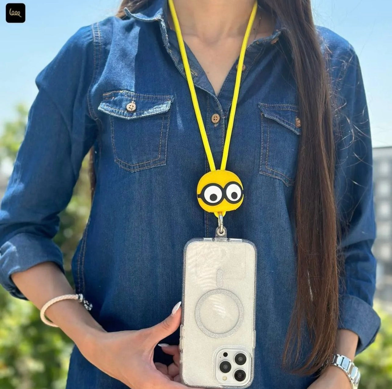 Gadgetshor 3D Cute Cartoon Crossbody Mobile Phone Lanyard - Adorable and Functional Hands-Free Accessory