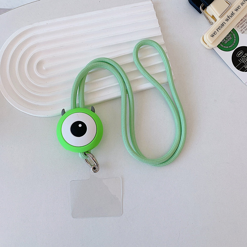 Gadgetshor 3D Cute Cartoon Crossbody Mobile Phone Lanyard - Adorable and Functional Hands-Free Accessory