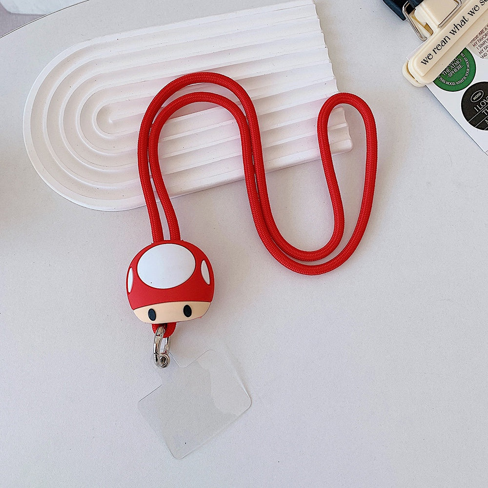 Gadgetshor 3D Cute Cartoon Crossbody Mobile Phone Lanyard - Adorable and Functional Hands-Free Accessory