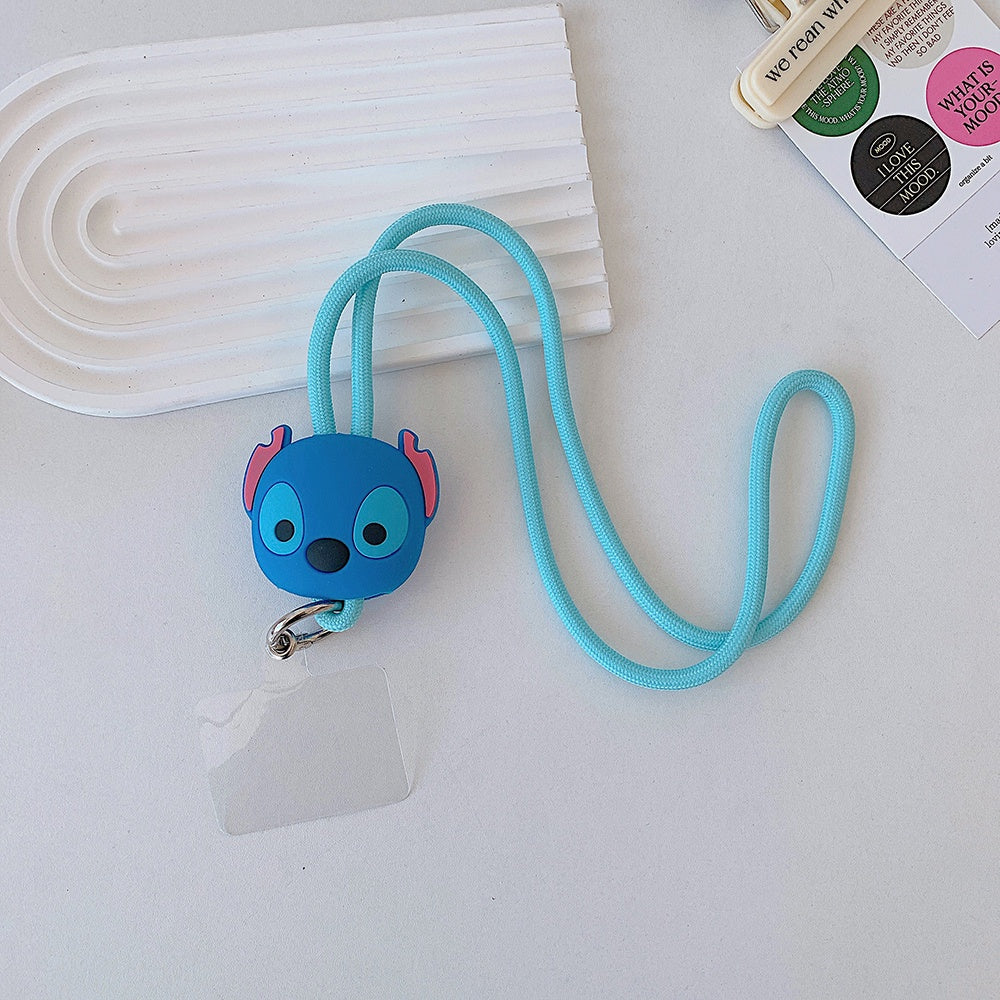Gadgetshor 3D Cute Cartoon Crossbody Mobile Phone Lanyard - Adorable and Functional Hands-Free Accessory