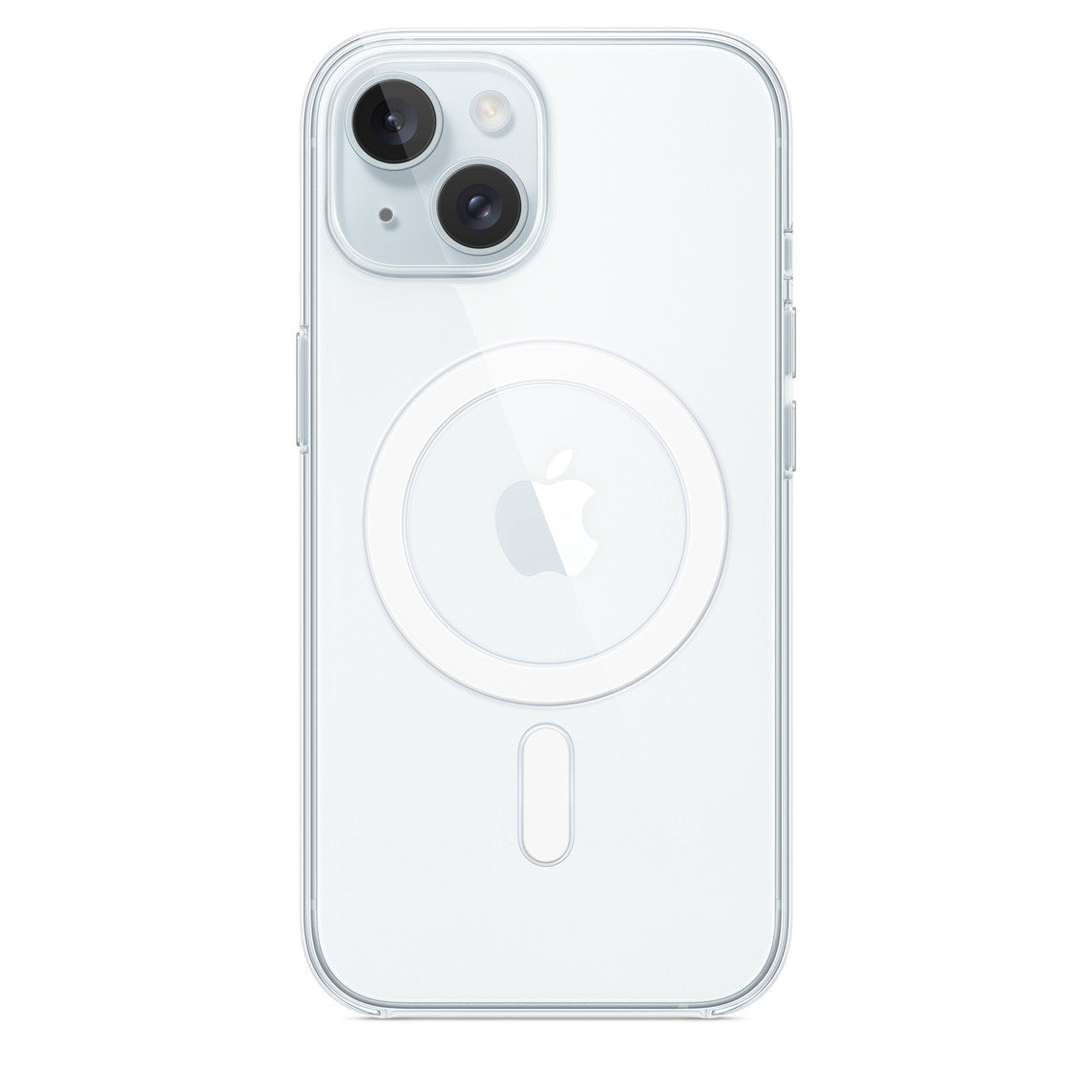 Gadgetshor Clear & Smoke MagSafe Back Case With Animation for 14 & 15 Series