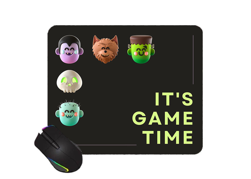 Gadgetshor Cute Mouse Pad - Printed Mousepad with Anti-Slip Rubber Base & Smooth Mouse Control for Laptop, Gaming,Notepad,Desktops (9 inch x 7.5 inch)