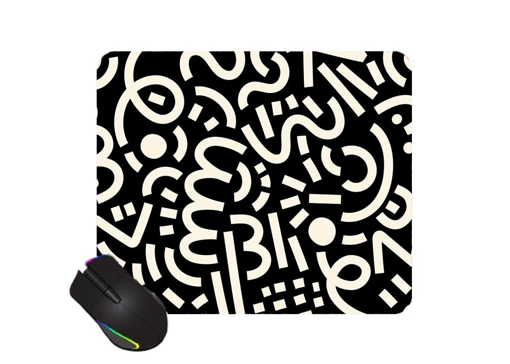 Gadgetshor Cute Mouse Pad - Printed Mousepad with Anti-Slip Rubber Base & Smooth Mouse Control for Laptop, Gaming,Notepad,Desktops (9 inch x 7.5 inch)