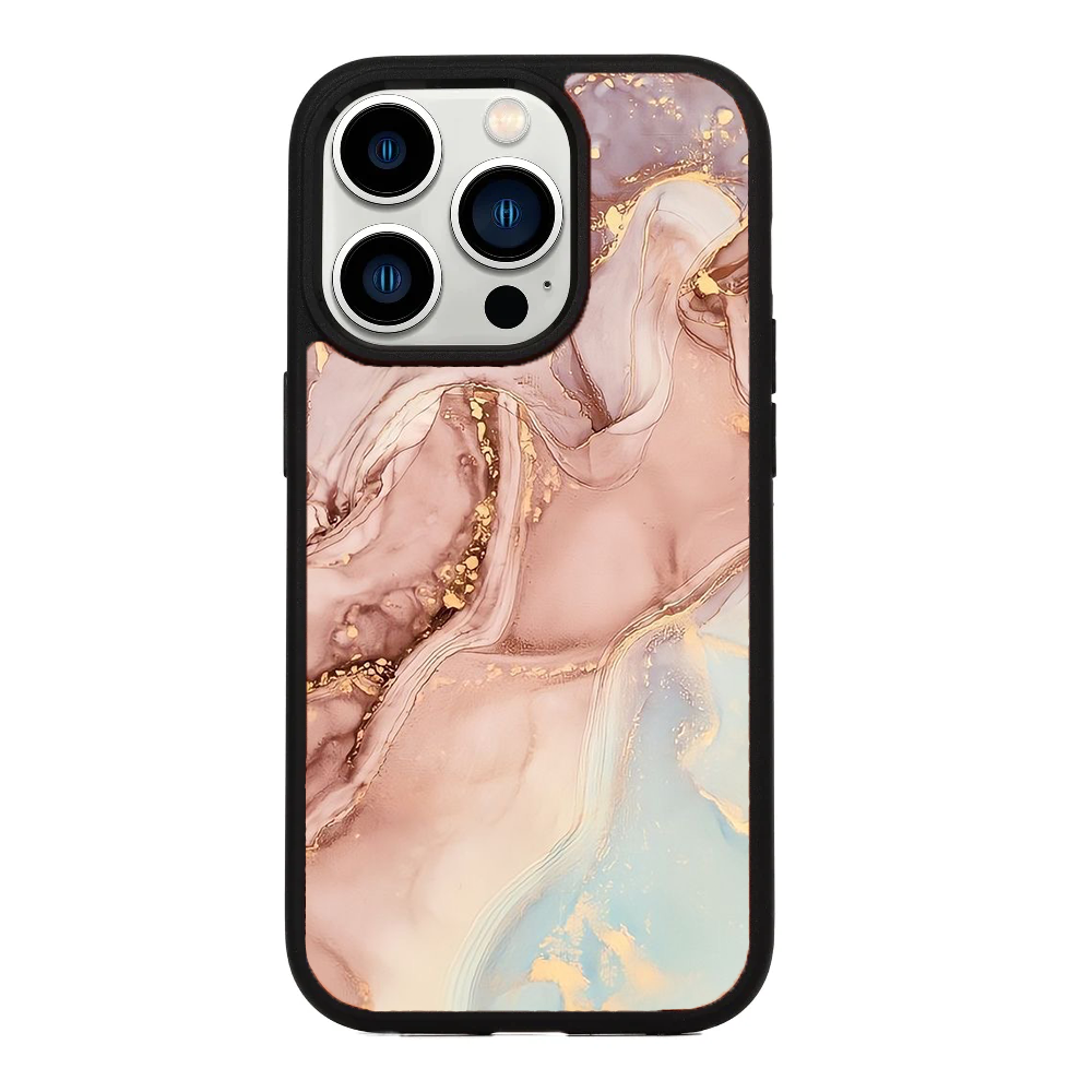 Gadgetshor Marble Series iPhone Back Glass Case