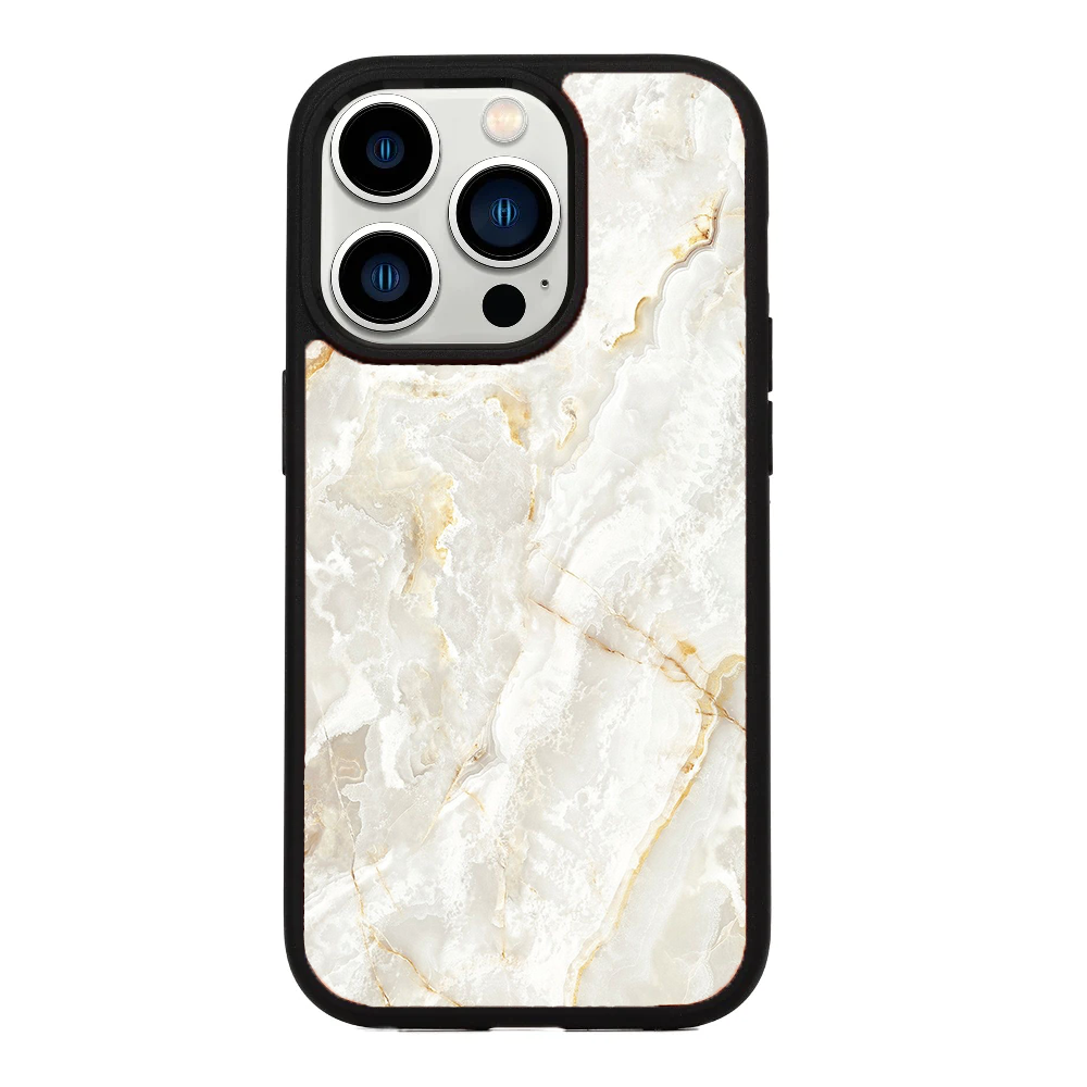Gadgetshor Marble Series iPhone Back Glass Case