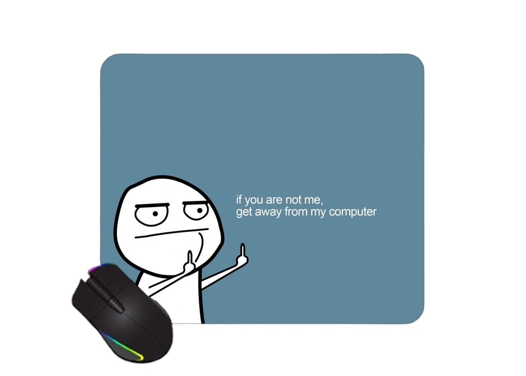 Gadgetshor Cute Mouse Pad - Printed Mousepad with Anti-Slip Rubber Base & Smooth Mouse Control for Laptop, Gaming,Notepad,Desktops (9 inch x 7.5 inch)