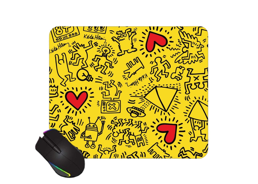 Gadgetshor Cute Mouse Pad - Printed Mousepad with Anti-Slip Rubber Base & Smooth Mouse Control for Laptop, Gaming,Notepad,Desktops (9 inch x 7.5 inch)