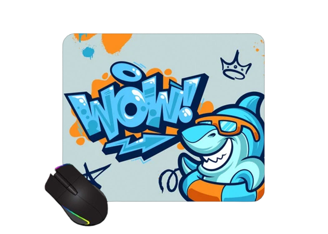 Gadgetshor Cute Mouse Pad - Printed Mousepad with Anti-Slip Rubber Base & Smooth Mouse Control for Laptop, Gaming,Notepad,Desktops (9 inch x 7.5 inch)