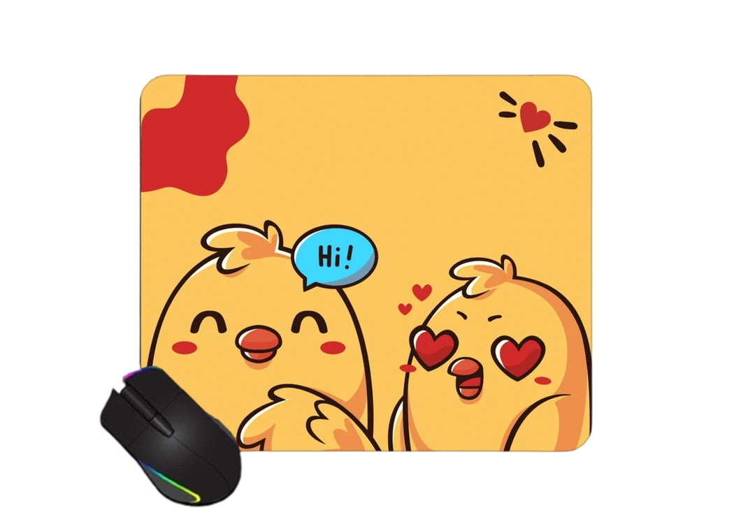 Gadgetshor Cute Mouse Pad - Printed Mousepad with Anti-Slip Rubber Base & Smooth Mouse Control for Laptop, Gaming,Notepad,Desktops (9 inch x 7.5 inch)