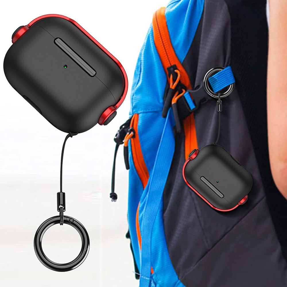 Gadgetshor Creative Airpods Locking Case with Lanyard Clasp.