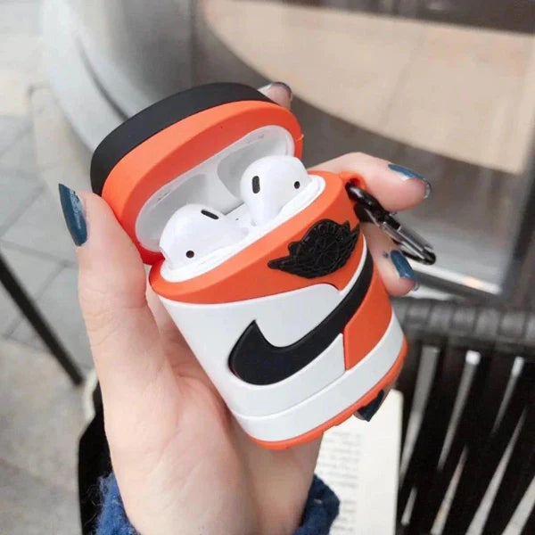 Gadgetshor 3D Silicone Airpods Nike Case Series