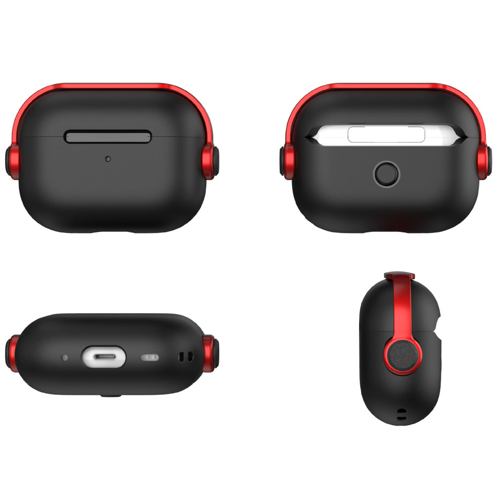 Gadgetshor Creative Airpods Locking Case with Lanyard Clasp.