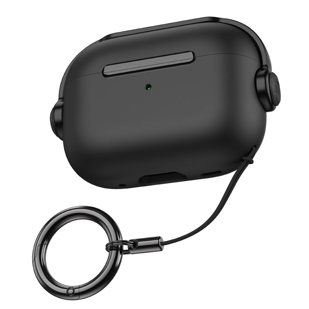 Gadgetshor Creative Airpods Locking Case with Lanyard Clasp.